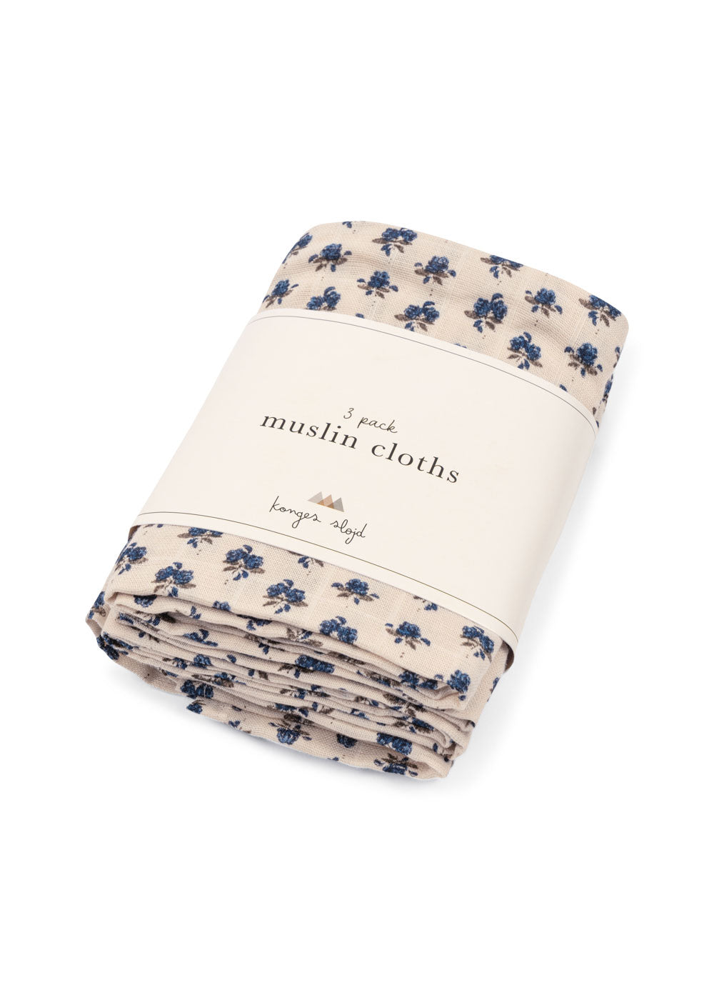 3 PACK MUSLIN CLOTH GOTS - Fra Konges Sløjd