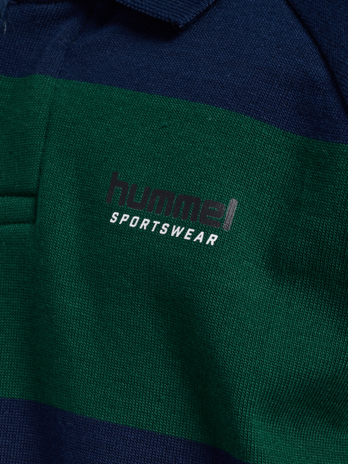 LOOSE STRIPED POLO - HUMMEL