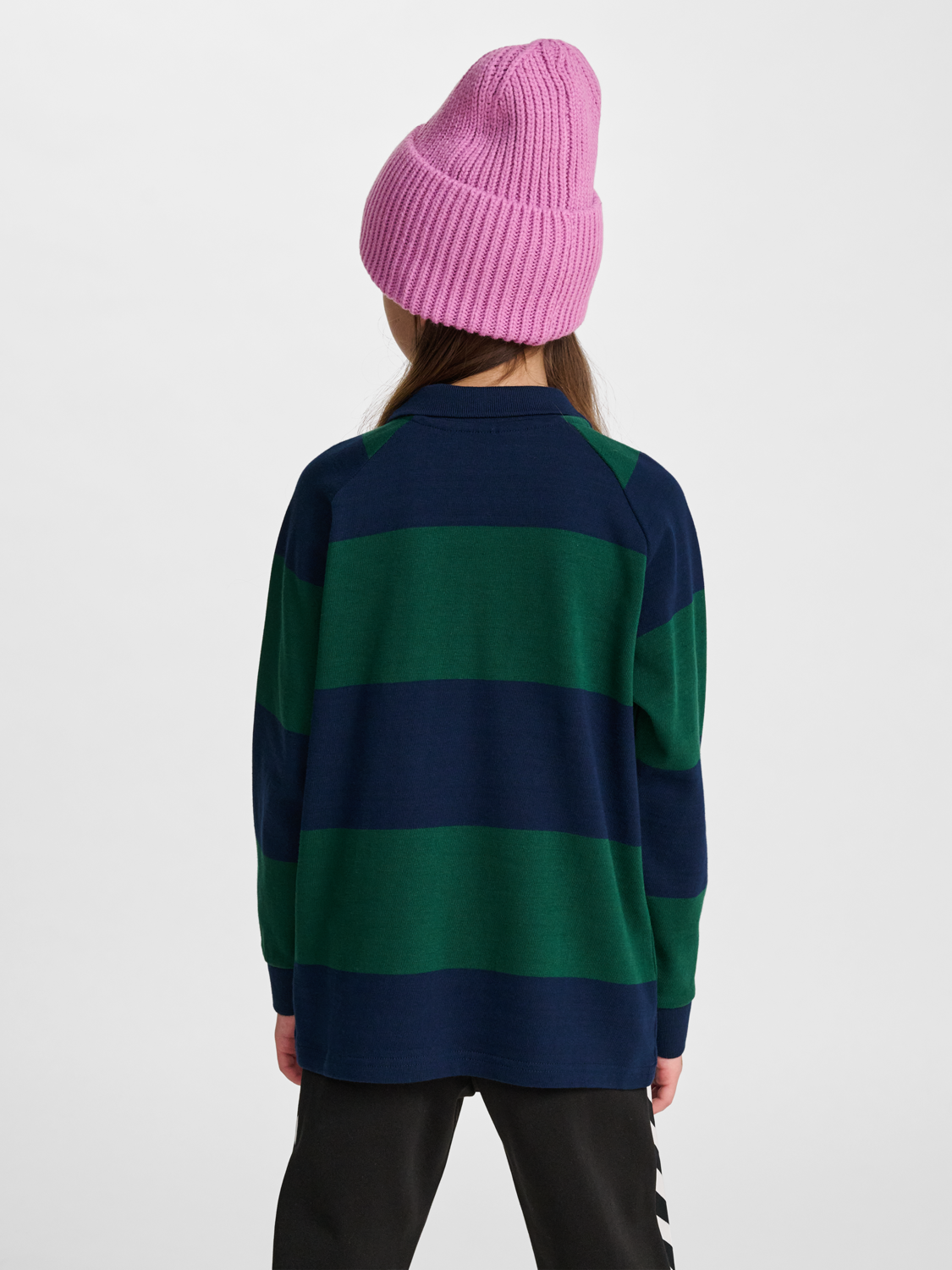 LOOSE STRIPED POLO - HUMMEL