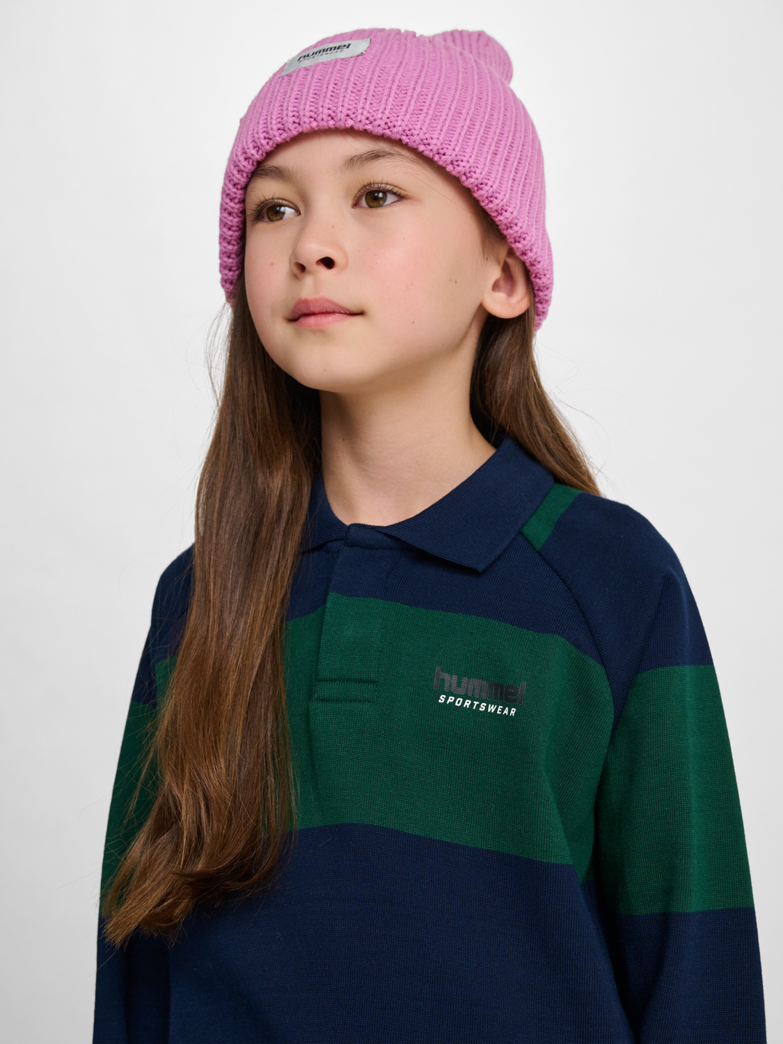 LOOSE STRIPED POLO - HUMMEL