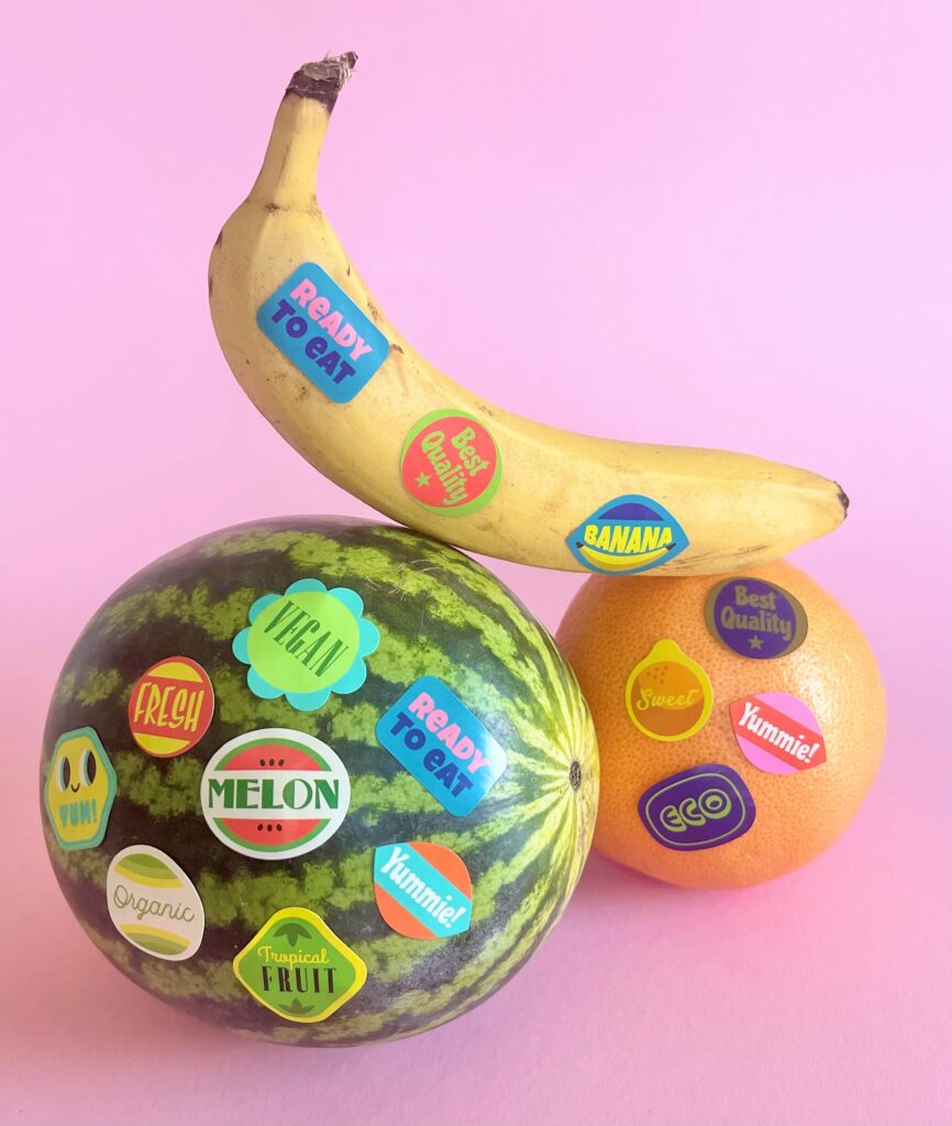 Sticker book fra Omm design - Gul
