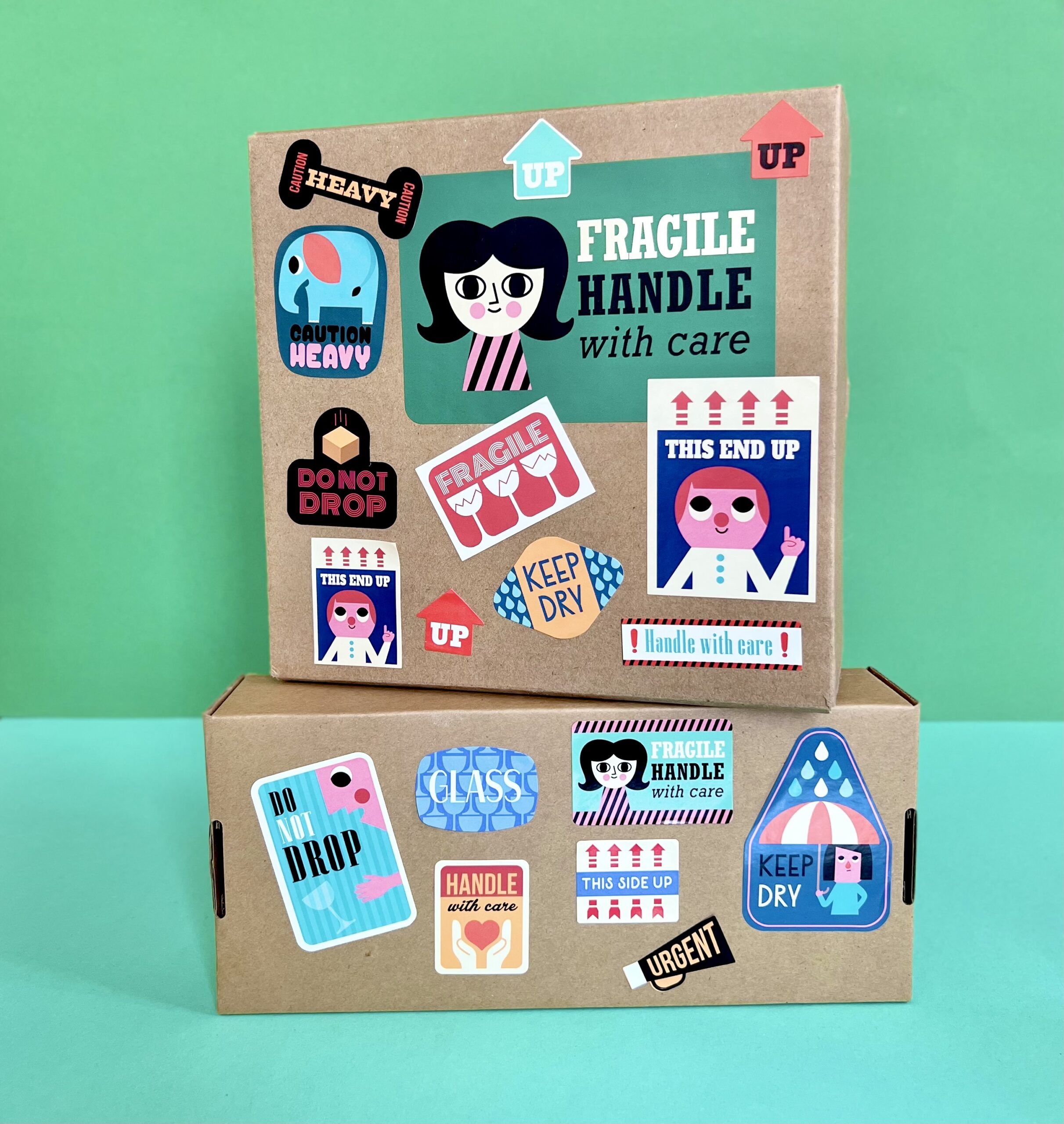 Sticker book fra Omm design - Gul