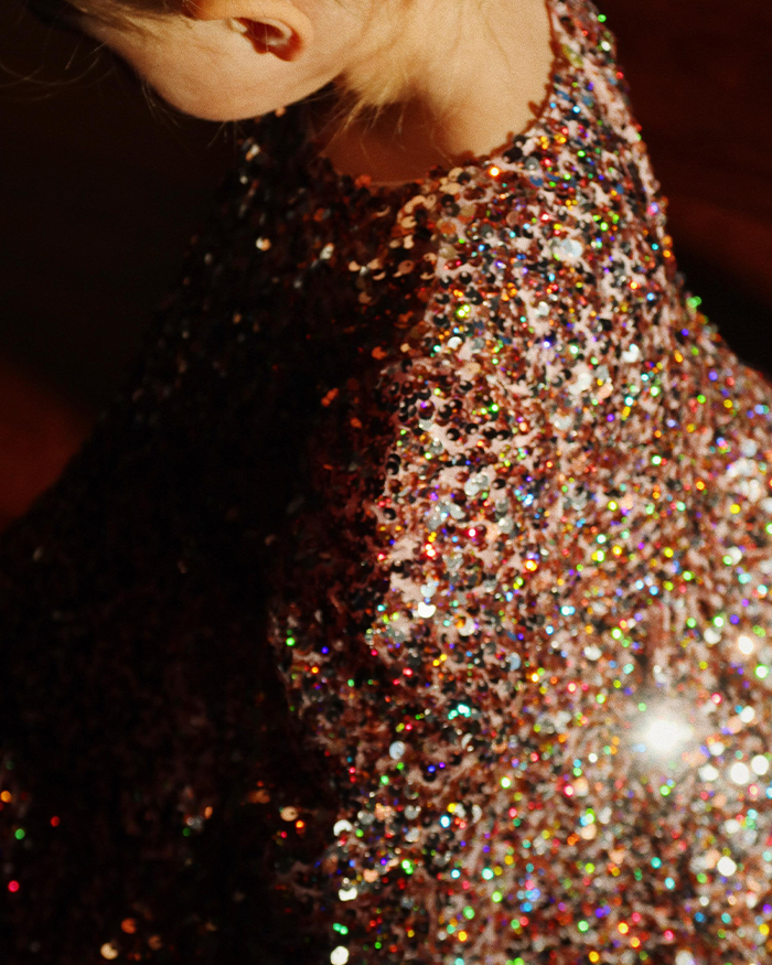 LILA SEQUINS DRESS