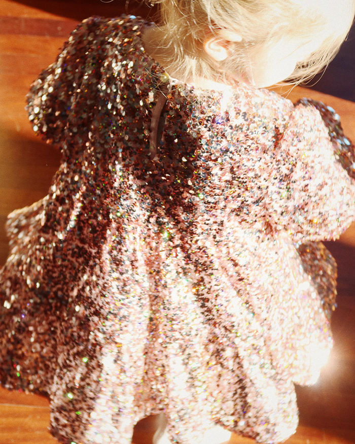 LILA SEQUINS DRESS